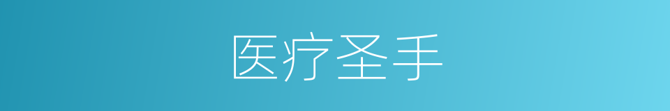 医疗圣手的同义词