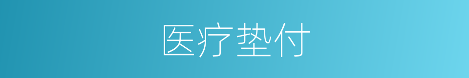 医疗垫付的同义词