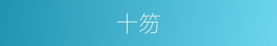 十笏的同义词