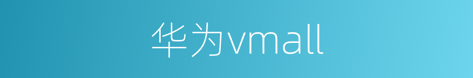 华为vmall的同义词