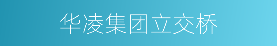 华凌集团立交桥的同义词
