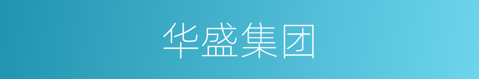 华盛集团的同义词