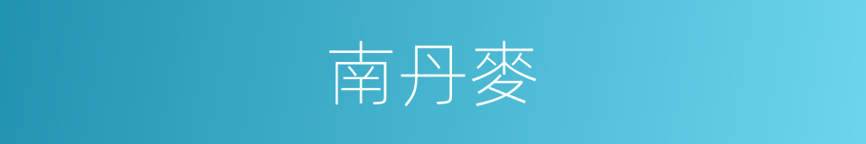 南丹麥的同義詞