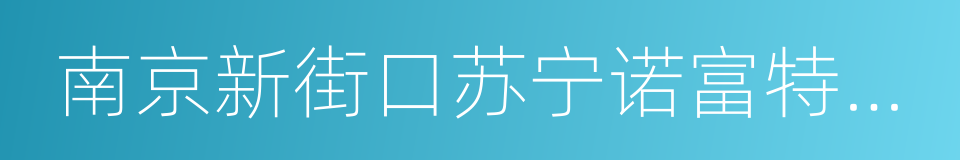 南京新街口苏宁诺富特酒店的同义词