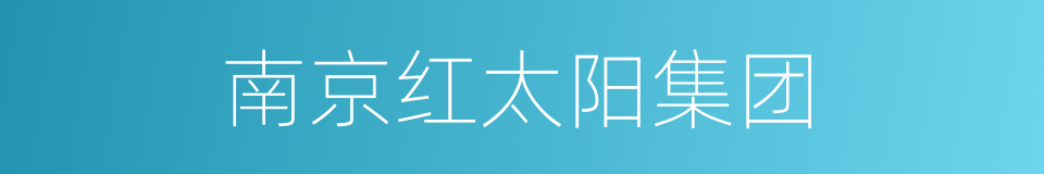 南京红太阳集团的同义词