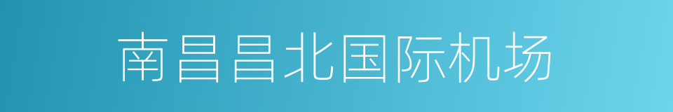 南昌昌北国际机场的同义词