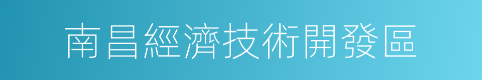 南昌經濟技術開發區的同義詞