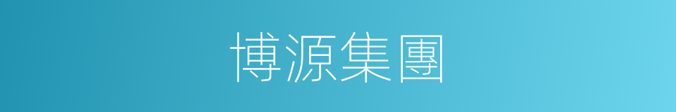 博源集團的同義詞