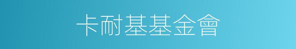 卡耐基基金會的同義詞