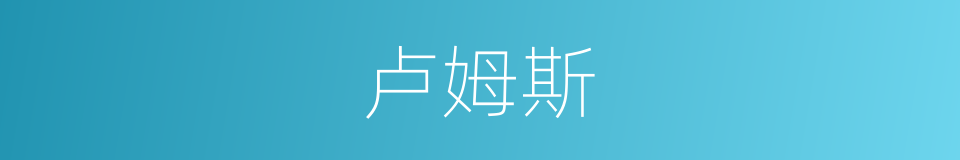 卢姆斯的同义词