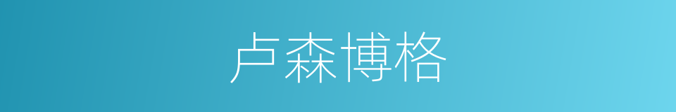 卢森博格的同义词