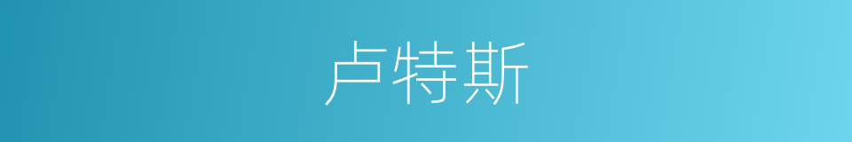 卢特斯的同义词
