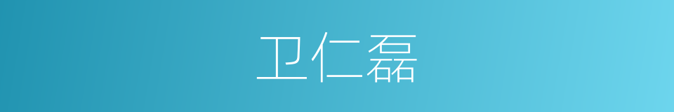 卫仁磊的同义词