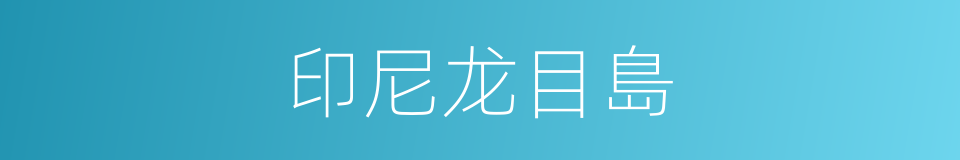 印尼龙目島的同義詞