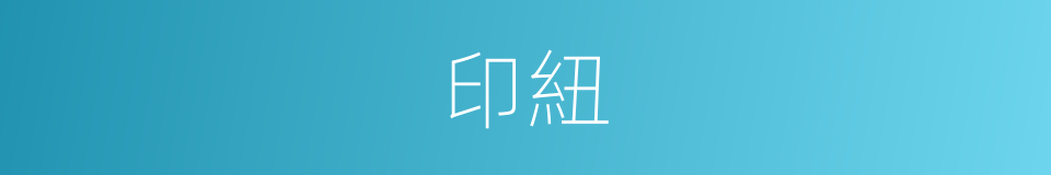 印紐的意思