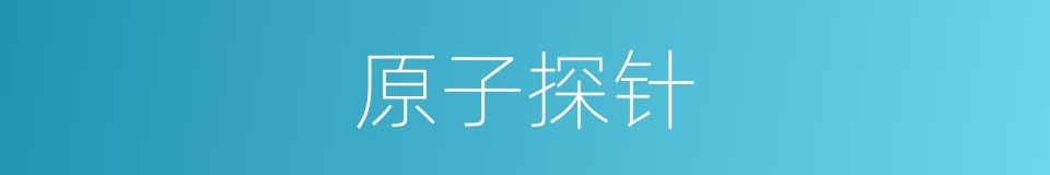 原子探针的同义词
