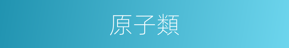 原子類的同義詞