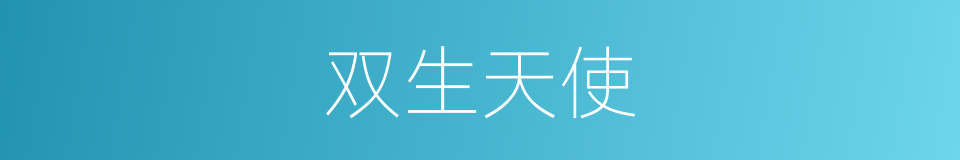 双生天使的同义词