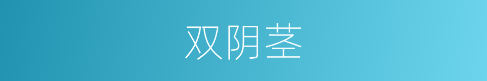 双阴茎的同义词