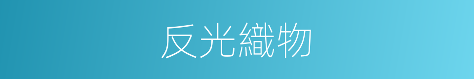 反光織物的同義詞