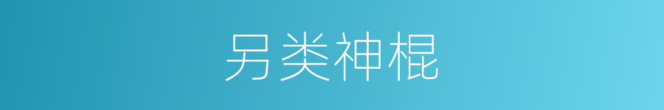 另类神棍的同义词