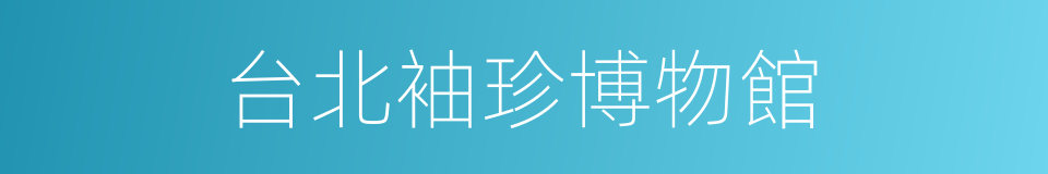 台北袖珍博物館的同義詞