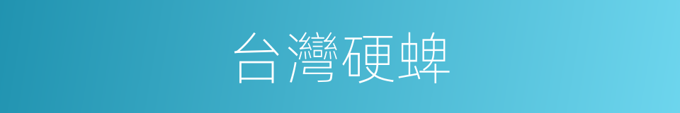 台灣硬蜱的同義詞
