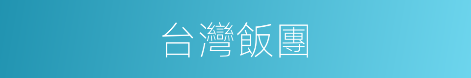 台灣飯團的同義詞