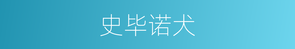 史毕诺犬的同义词