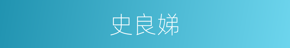 史良娣的同义词