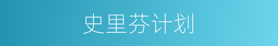史里芬计划的同义词