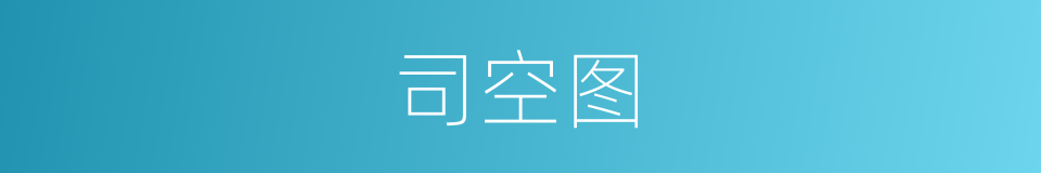 司空图的同义词