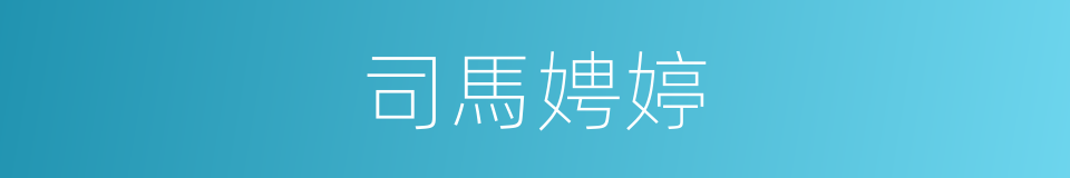 司馬娉婷的同義詞