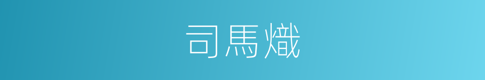 司馬熾的同義詞