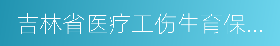 吉林省医疗工伤生育保险异地就医申请表的同义词