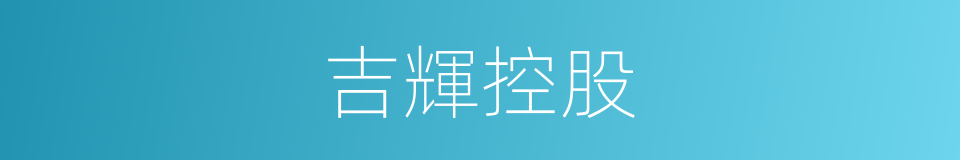 吉輝控股的同義詞