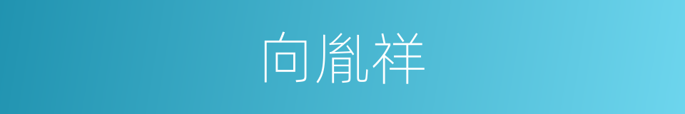 向胤祥的同义词