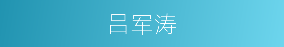 吕军涛的同义词