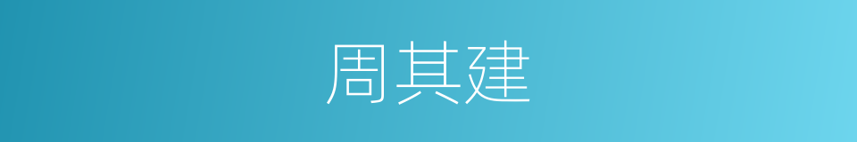 周其建的同义词