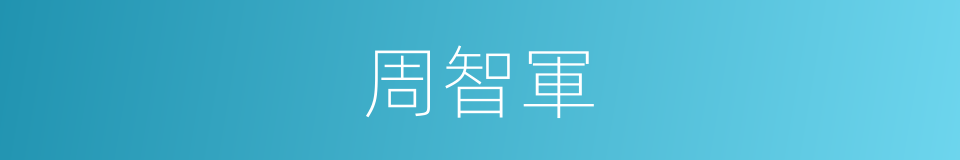 周智軍的同義詞