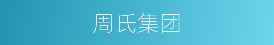 周氏集团的同义词