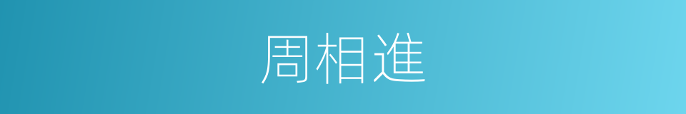 周相進的同義詞