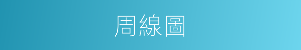周線圖的同義詞