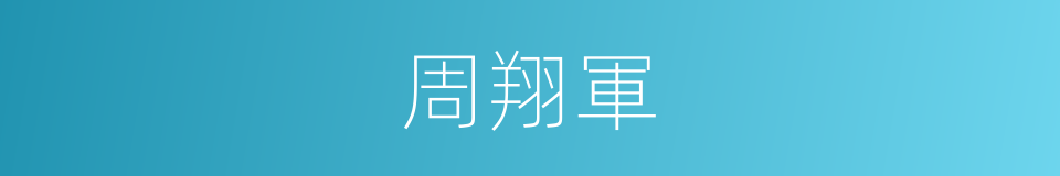 周翔軍的同義詞
