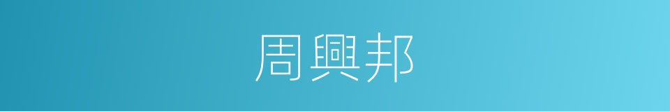 周興邦的同義詞