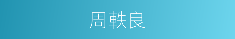 周軼良的同義詞