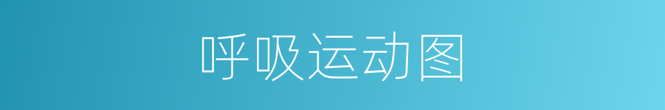 呼吸运动图的同义词