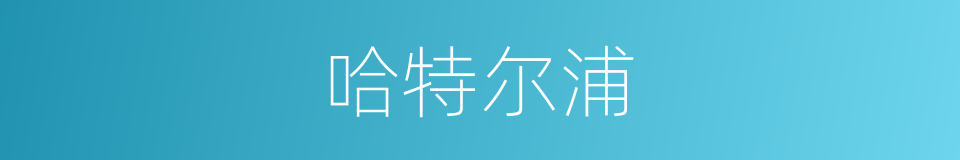 哈特尔浦的同义词