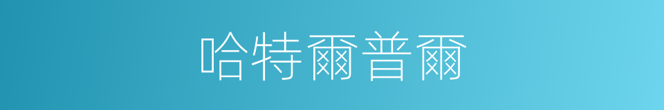 哈特爾普爾的同義詞