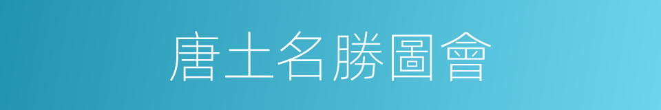 唐土名勝圖會的同義詞